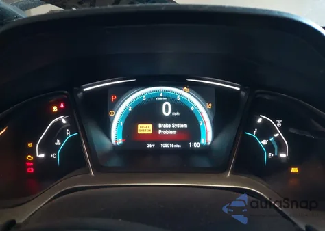 2016 Honda Civic Touring z USA, uszkodzony, nr VIN 19XFC1F98GE044973